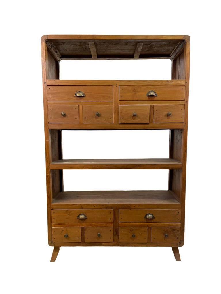 Étagère - 12 tiroirs, 3 étages - 100 x 160 x 40 cm