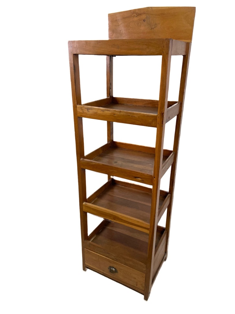 Étagère - 1 tiroir, 5 rangements - 55 x 180 x 45 cm
