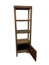 Étagère - 1 porte, 3 rangements - 55 x 180 x 40 cm