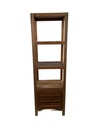 Étagère - 1 porte, 3 rangements - 55 x 180 x 40 cm