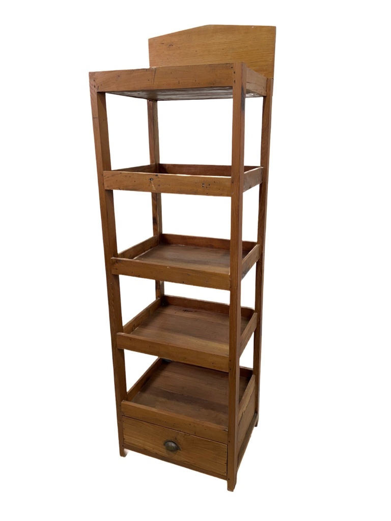 Étagère - 1 tiroir, 5 rangements - 55 x 180 x 45 cm