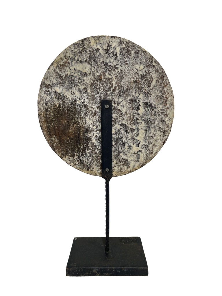 Sculpture Soleil sur Socle - 43 x 25 x 10 cm