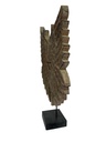 Sculpture d'Ailes sur Socle - 61 x 12 x 14 cm