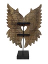 Sculpture d'Ailes sur Socle - 61 x 12 x 14 cm