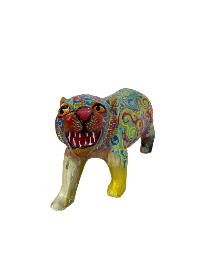 Statue Tigre 'Dali' - 16 x 28 x 10 cm