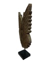 Sculpture Ailes sur Socle - 61 x 12 x 14 cm