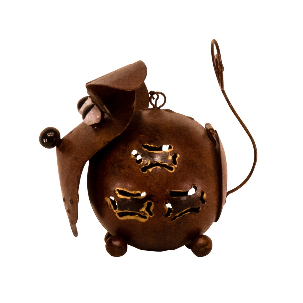 Statue Photophore - Toutou - 12 cm