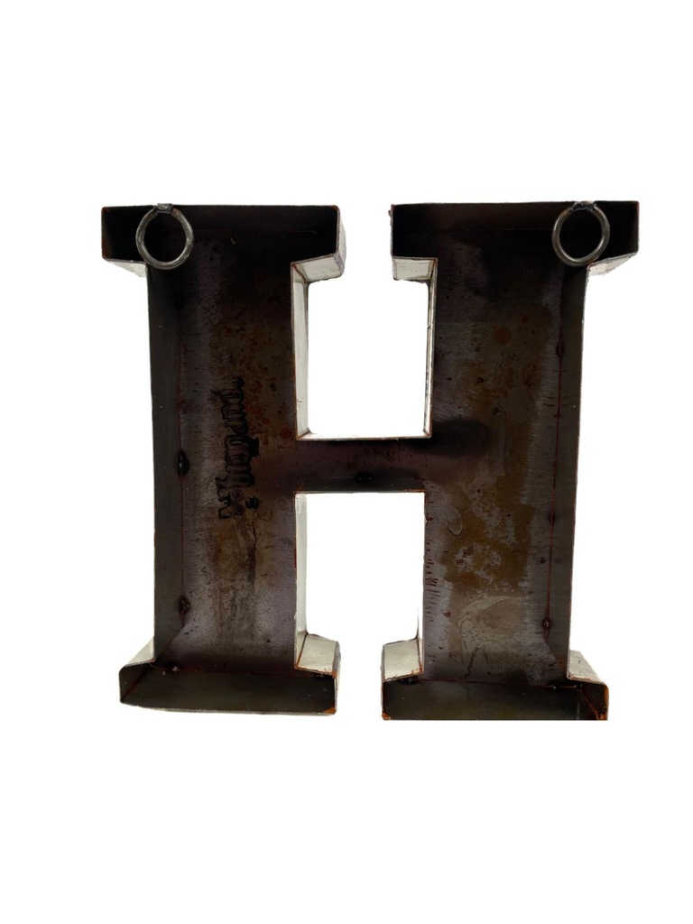 Lettre en Métal - 'H' - Petite