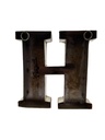 Lettre en Métal - 'H' - Petite