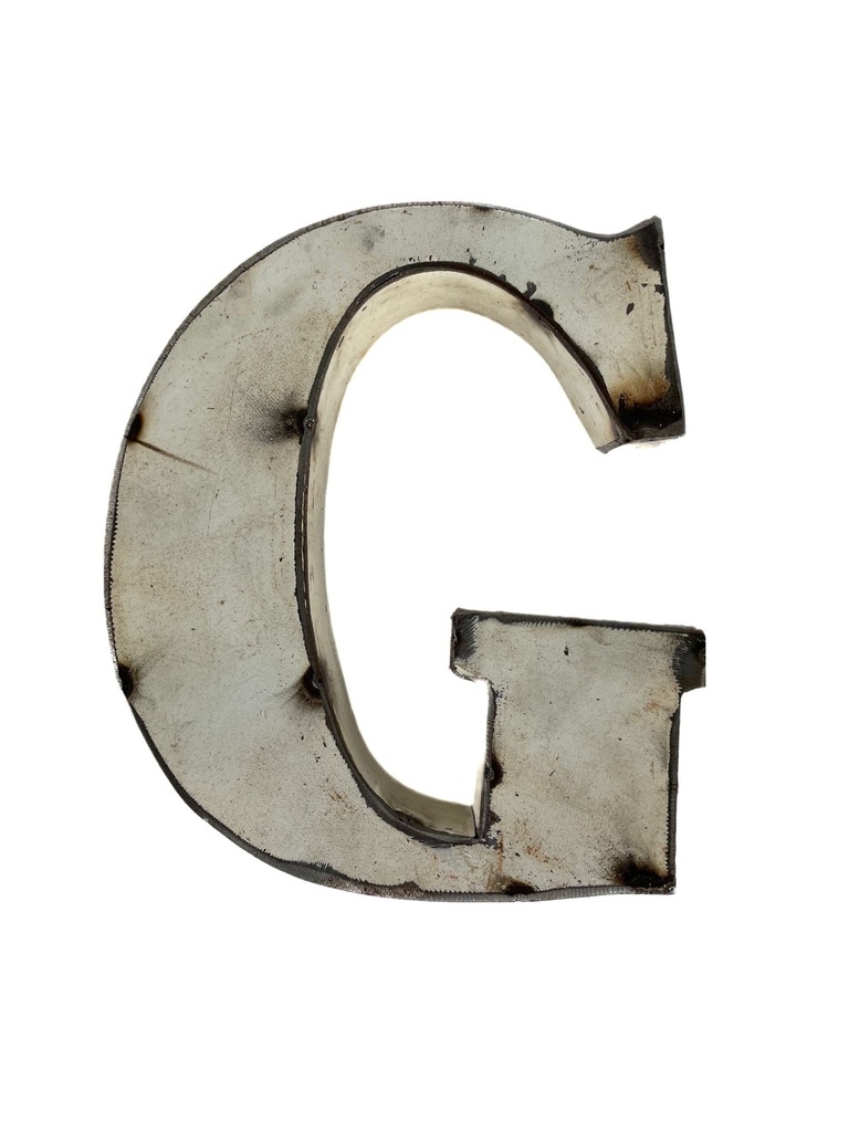 Lettre en Métal - 'G' - Petite