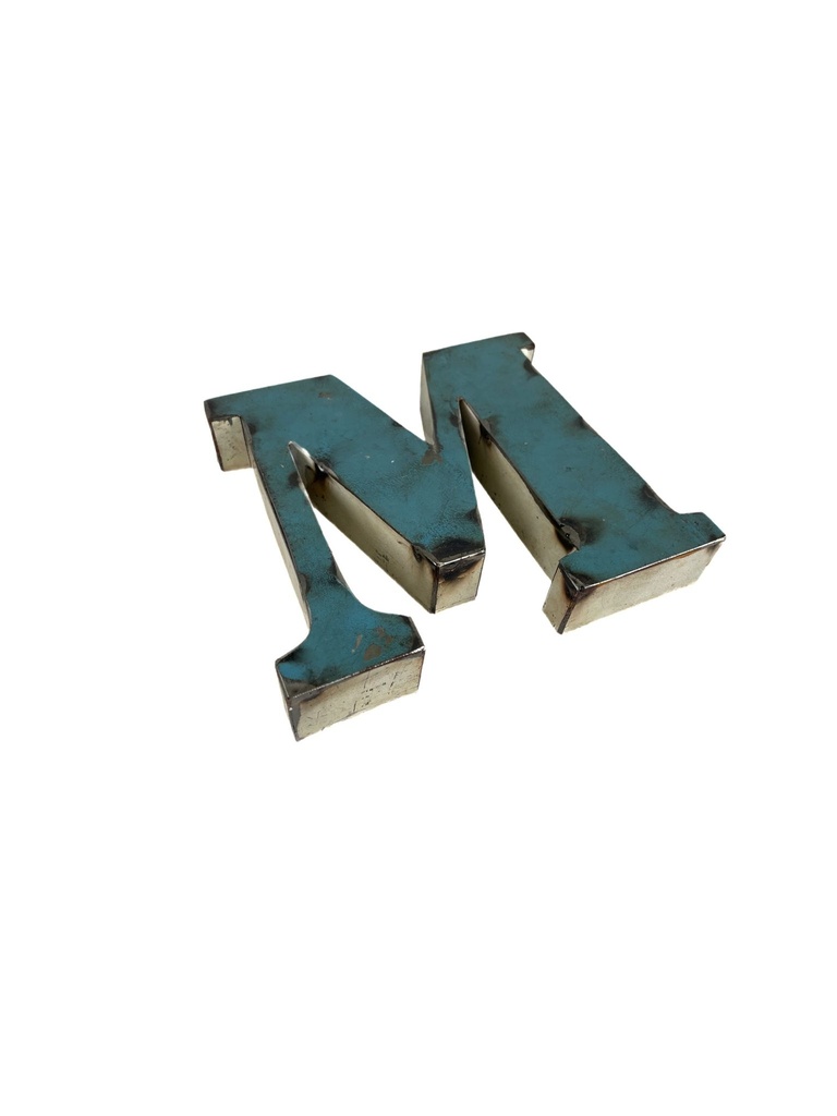 Lettre en Métal - 'M' - Petite