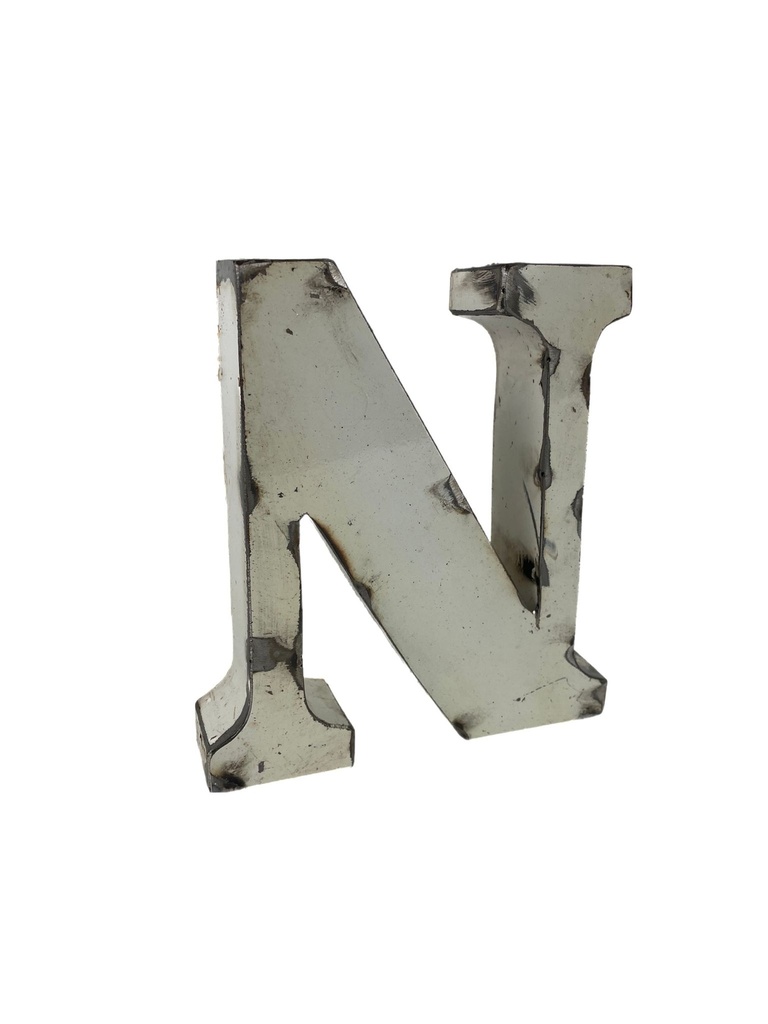 Lettre en Métal - 'N' - Petite