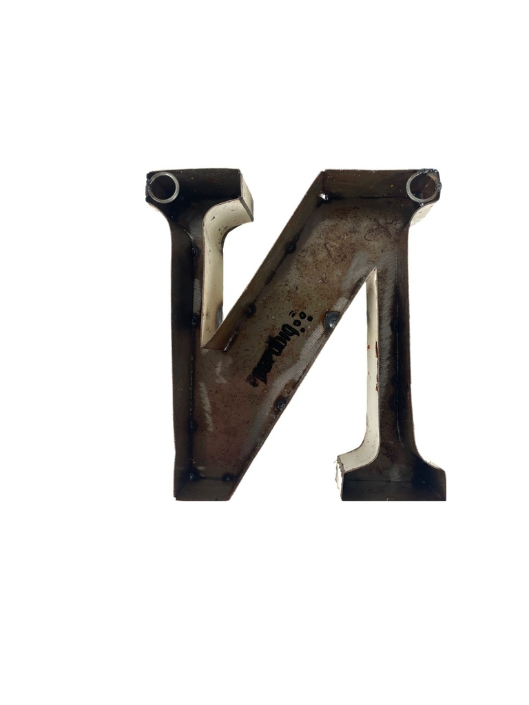 Lettre en Métal - 'N' - Petite