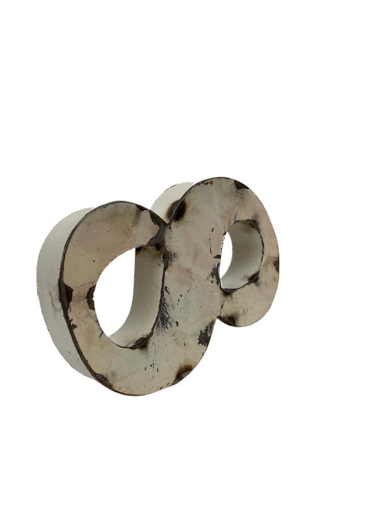 Lettre en Métal - '8' - Petite - 15 cm