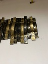 Décoration Murale Dorée - 60 x 110 x 8 cm