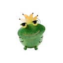 Statue Photophore - Grenouille King - 15 cm