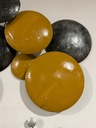 Décoration Murale Cercles Noirs et Bruns - 100 x 60 x 15 cm