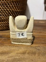 Petite Statue en Pierre Ethnique - 10 x 8 x 4 cm