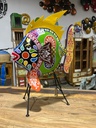 Poisson Dorade "Pimp" Peint à la Main - 60 x 22 x 40 cm