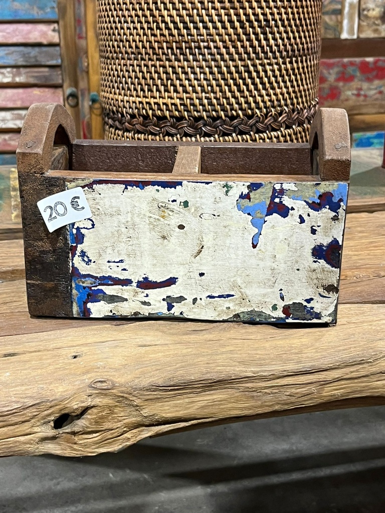 Petit Rack Rangement Upcycling - 17 x 25 x 12 cm