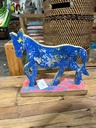 Cheval Bleu - 22 x 9 x 24 cm