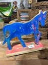 Cheval Bleu - 22 x 9 x 24 cm