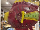 Poisson - Photophore - 37 x 45 x 8 cm