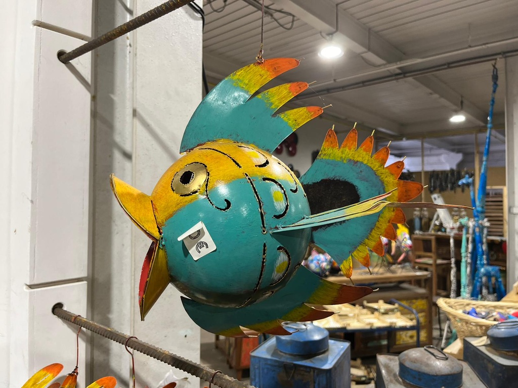Poisson - Photophore - 37 x 30 x 40 cm