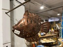 Poisson - Photophore - 28 x 32 x 8 cm