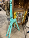 Giraffe Démontable Turquoise Peinte à la Main - 150 x 25 x 30 cm
