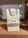 Petite Statue en Pierre Ethnique - 15 x 8 x 4 cm