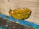 Décoration Murale "Feuille de Bananier" Orange - 55 x 20 x 2 cm