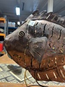 Poisson Sur Pied - Photophore - 40 x 15 x 43 cm