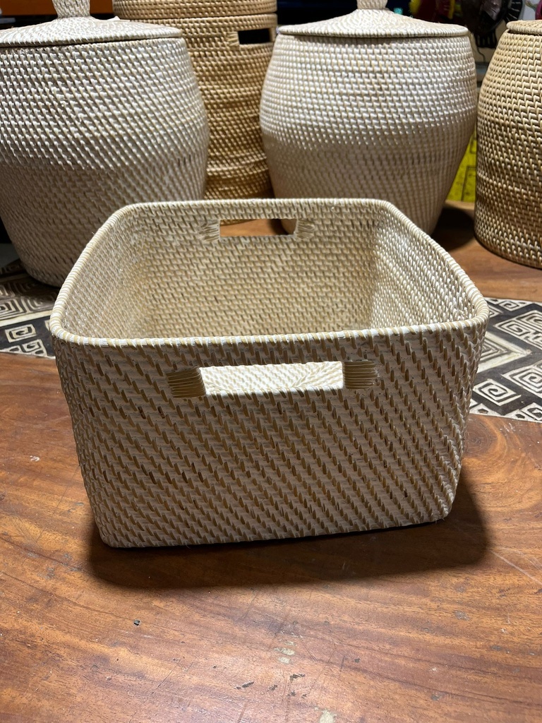 Panier Carré avec Hanse - 20 x 32 x 32 cm