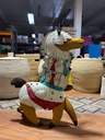 Lama Blanc - Photophore - 60 x 7 x 42 cm