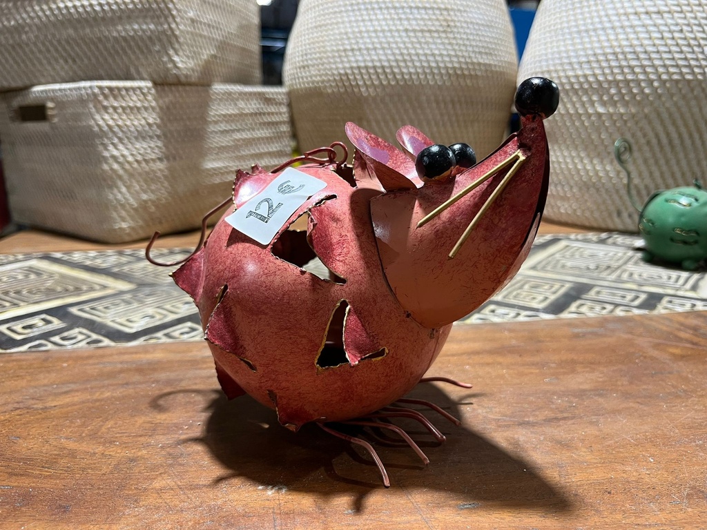 Hérisson - Photophore - 15 x 15 x 18 cm