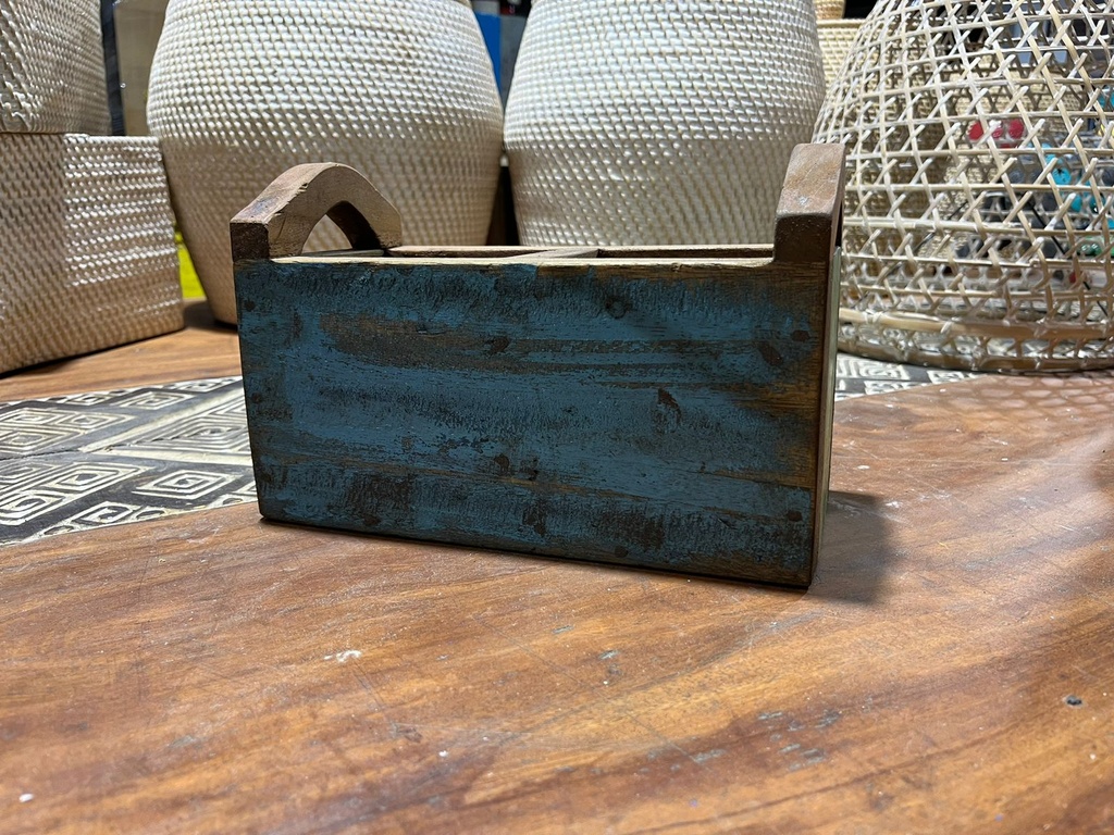 Petit Rack Rangement Upcycling - 17 x 12 x 25 cm