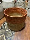 Panier Orange avec Anse - 30 x 34 x 34 cm
