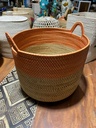 Panier Orange avec Anse - 42 x 42 x 42 cm