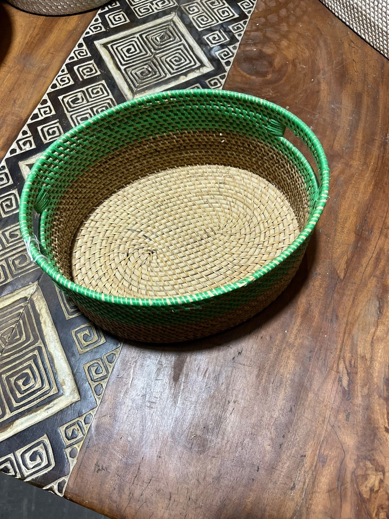 Panier Vert avec Anse - 16 x 36 x 29 cm