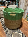 Panier Vert avec Anse - 40 x 45 x 45 cm