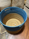Panier Bleu avec Anse - 30 x 35 x 35 cm