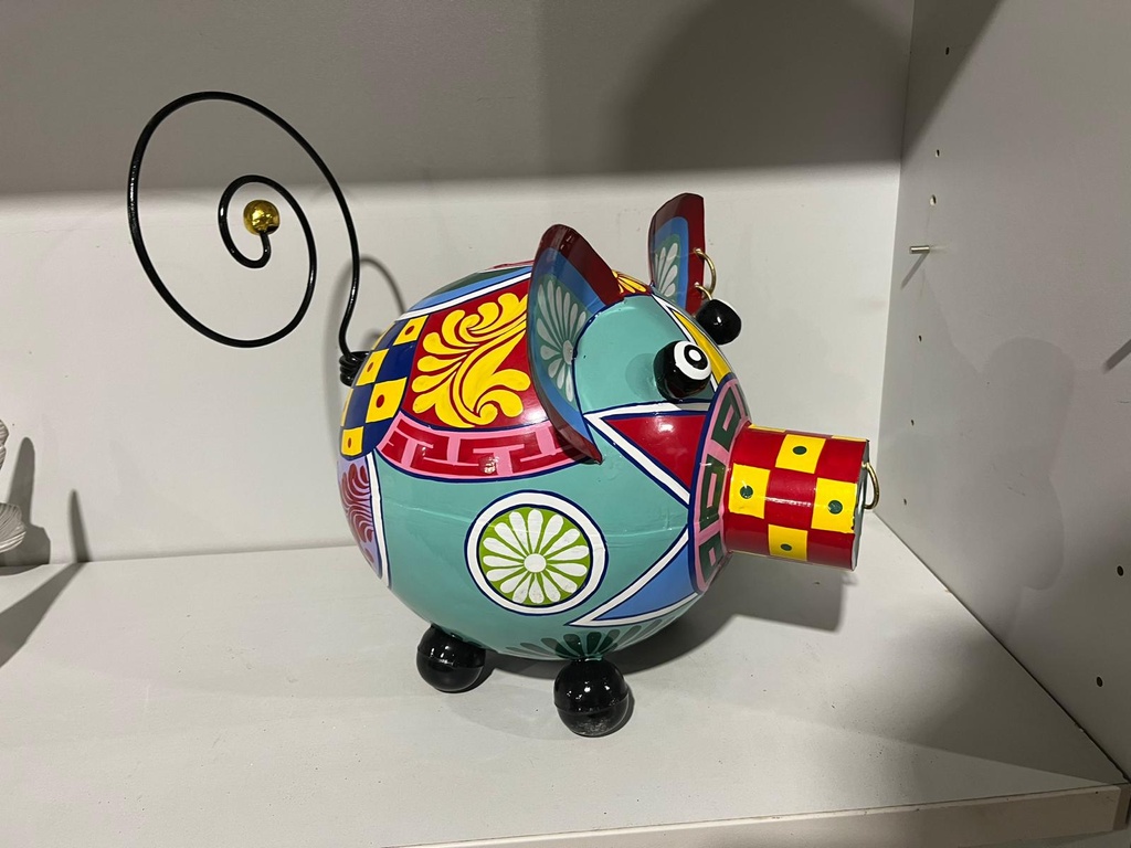 Cochon "Pimp" - Tirelire - 27 x 30 x 35 cm