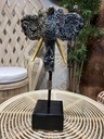 Elephant sur Pied Dali - 57 x 32 x 16 cm