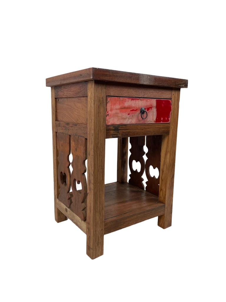 Table de Nuit - 1 étagère, 1 tiroir - 70 x 50 x 40 cm