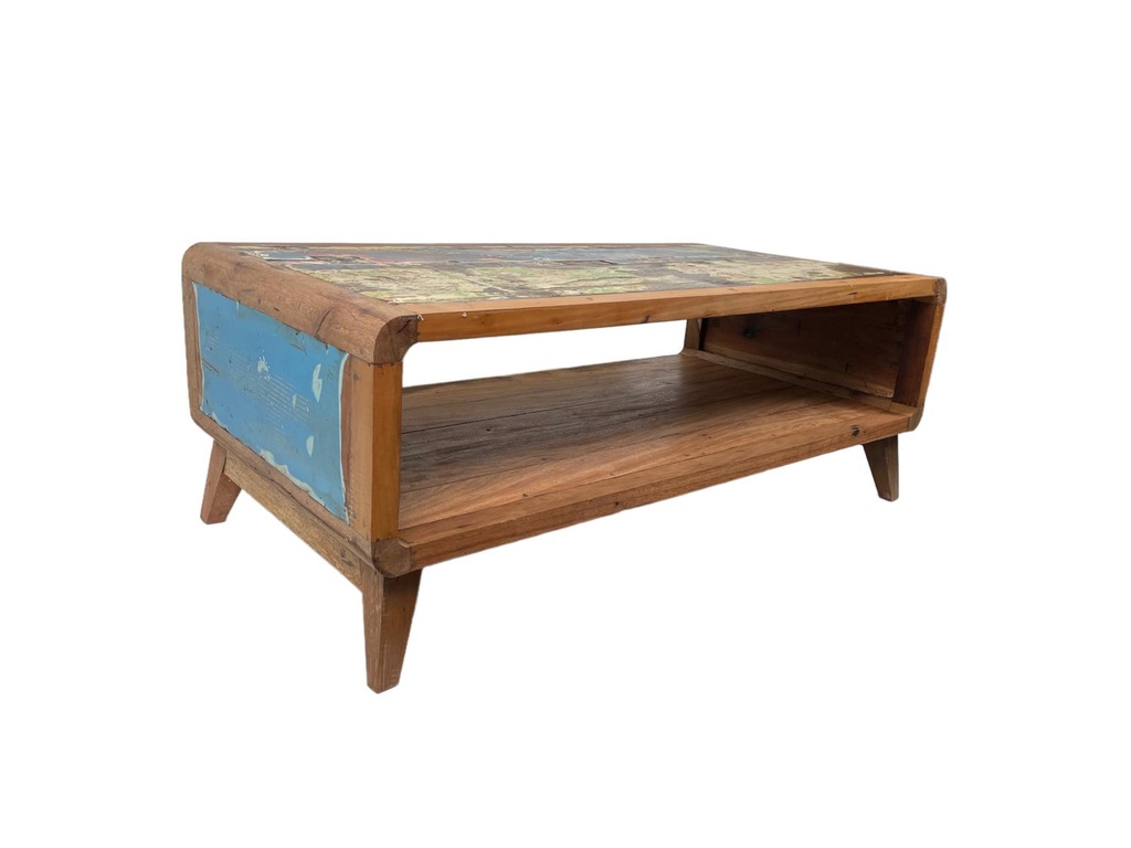 Table Basse - 1 étagère - 45 x 120 x 60 cm