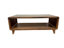 Table Basse - 1 étagère - 45 x 120 x 60 cm