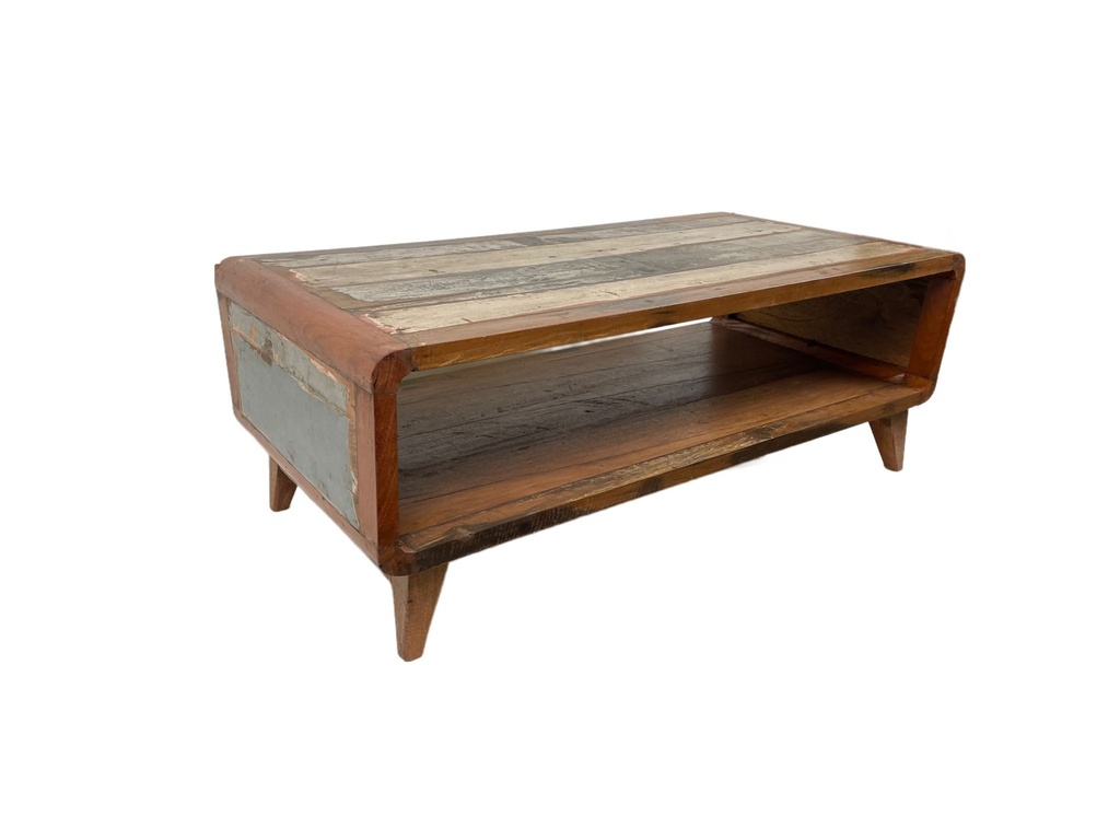 Table Basse - 1 étagère - 45 x 120 x 60 cm
