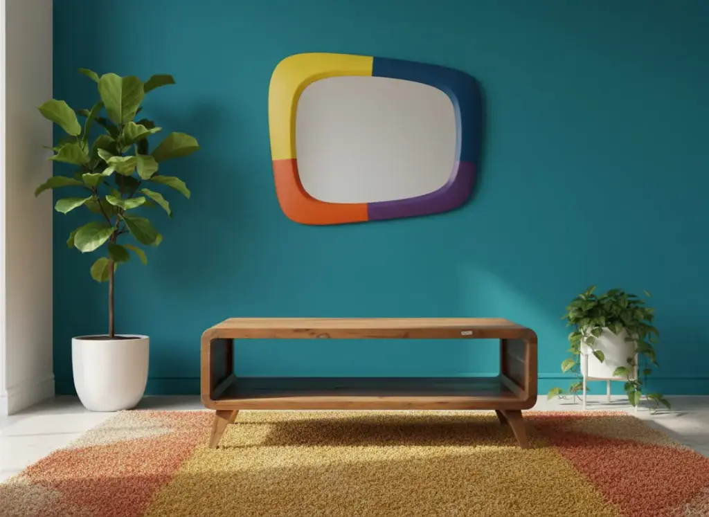 Table Basse - 1 étagère - 45 x 120 x 60 cm