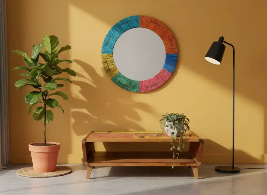 Table Basse - 1 étagère - 45 x 120 x 60 cm